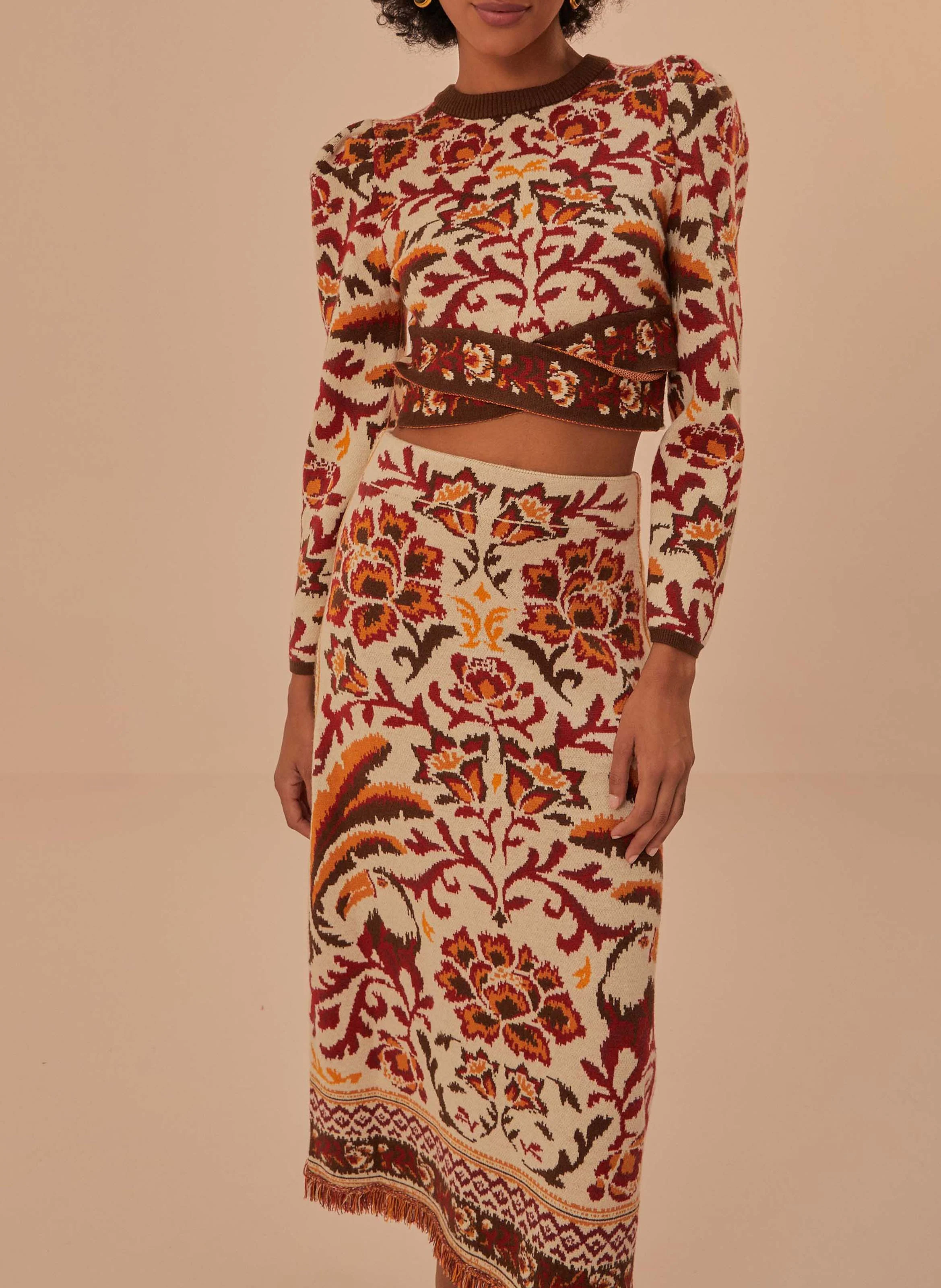 Jupe à motifs | Multicolore