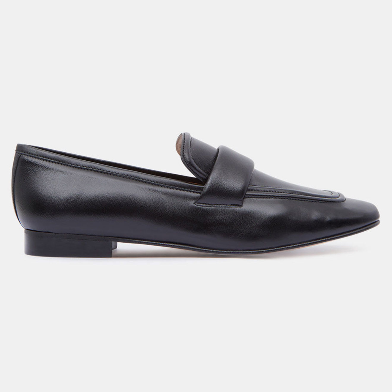 Flattered Mocassins en Cuir Souple Padded noirs