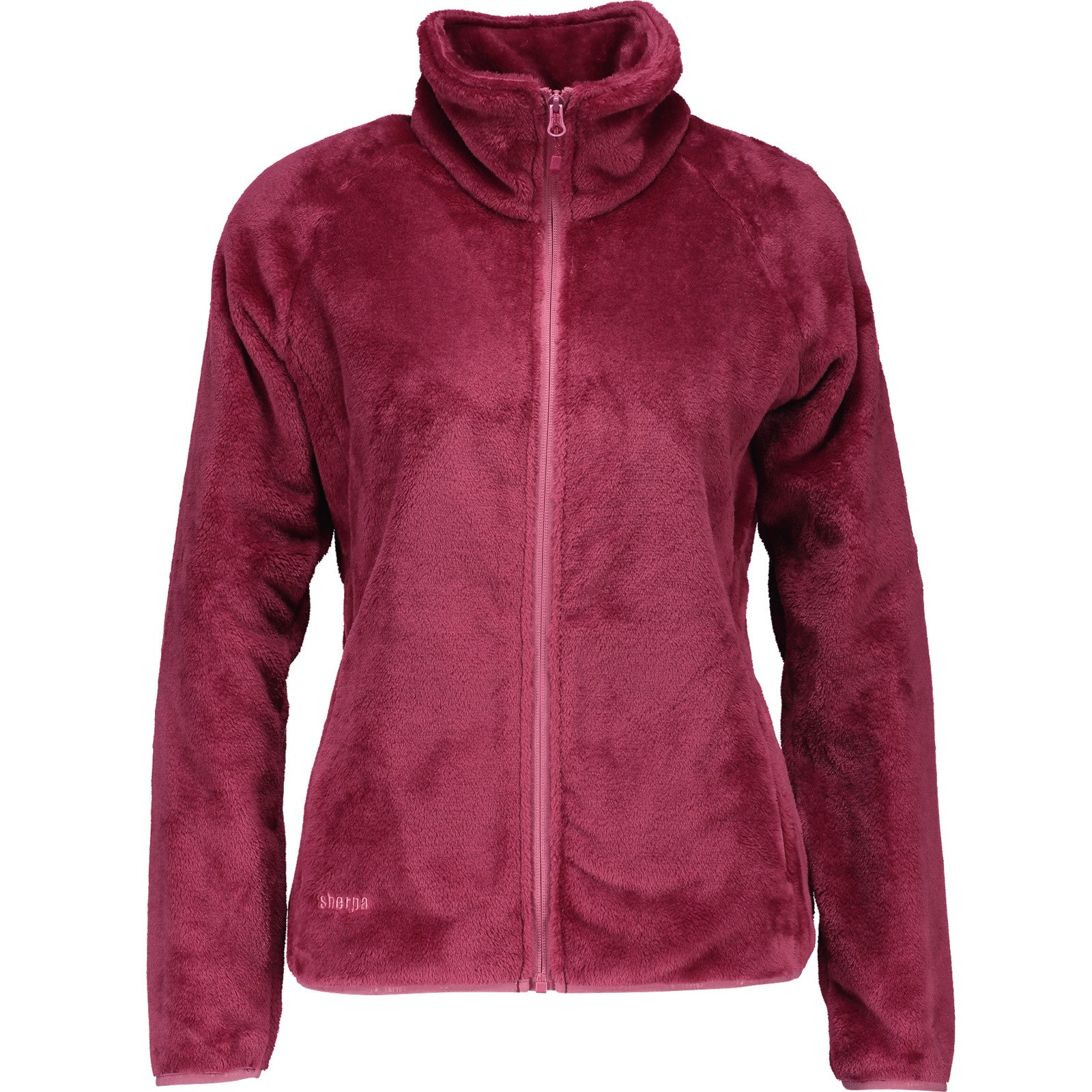 Sherpa Damen-Fleecejacke Pelbar S, bordeaux