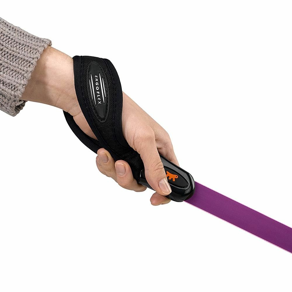 Laisse pour chiens evolution g25/110 hypoallergénique, lavable, poignée rembourrée, violet