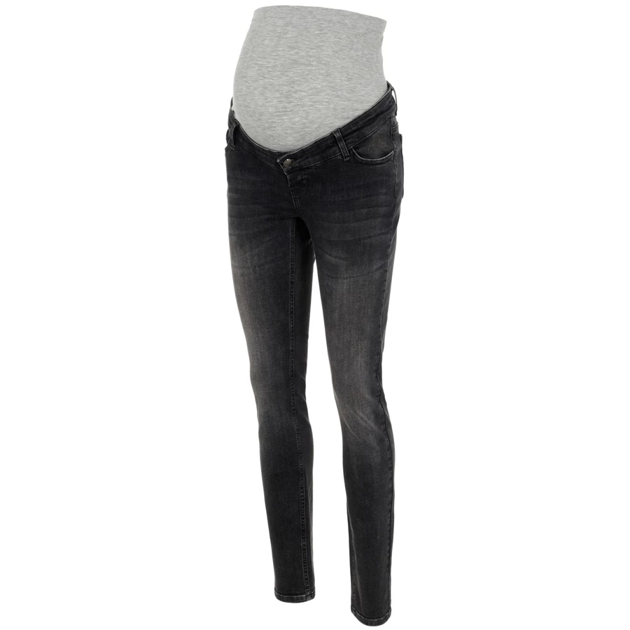 mama;licious Umstandsjeans MLCALIFORNIEN dark grey denim