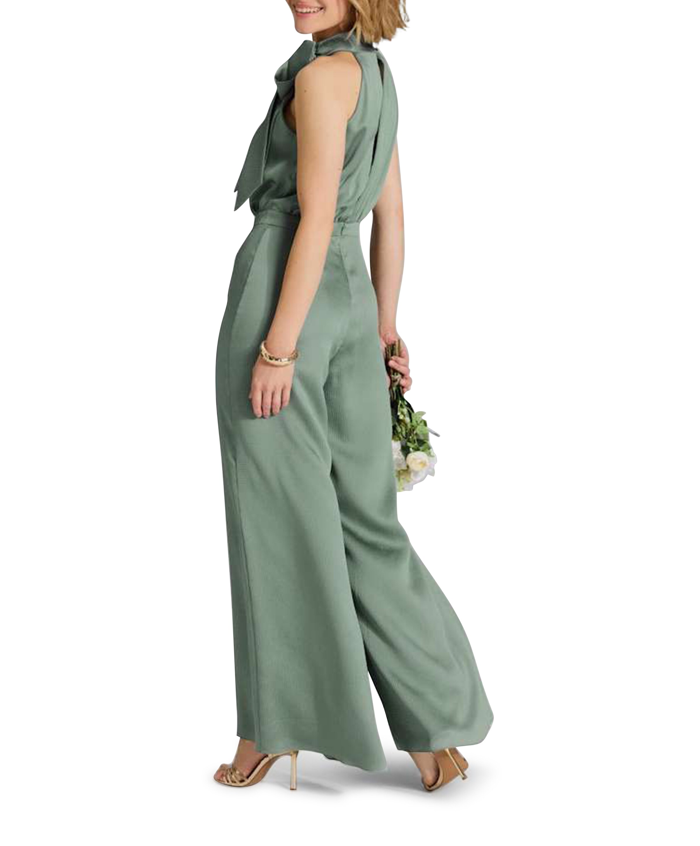 Swing dames jumpsuit groen
