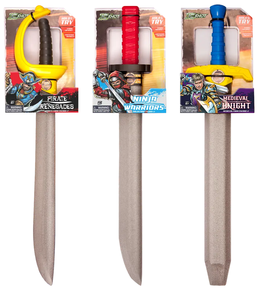 X-Shot Skumsværd - assorterede designs