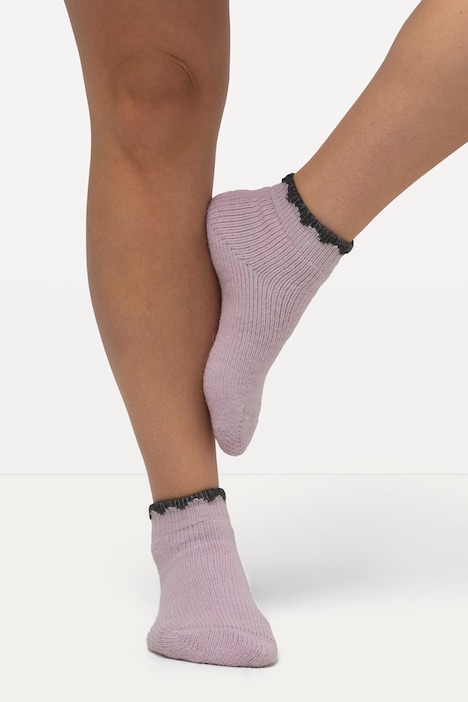 Kuschelsocken, Alpaka-Wolle, weiches Bündchen