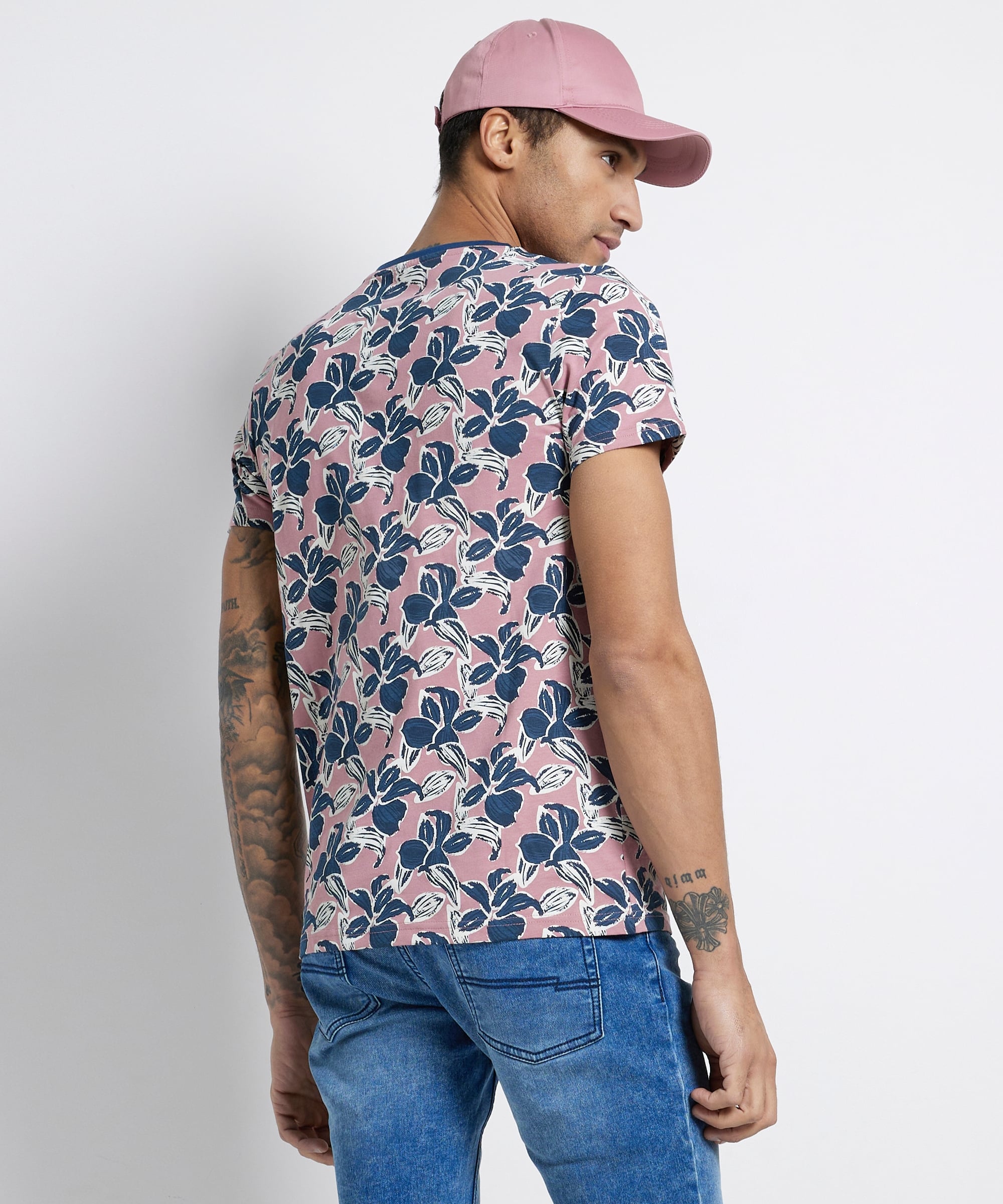 t-shirt met bloemenprint