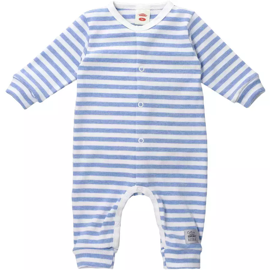 Makoma Strampler Greco blau weiß