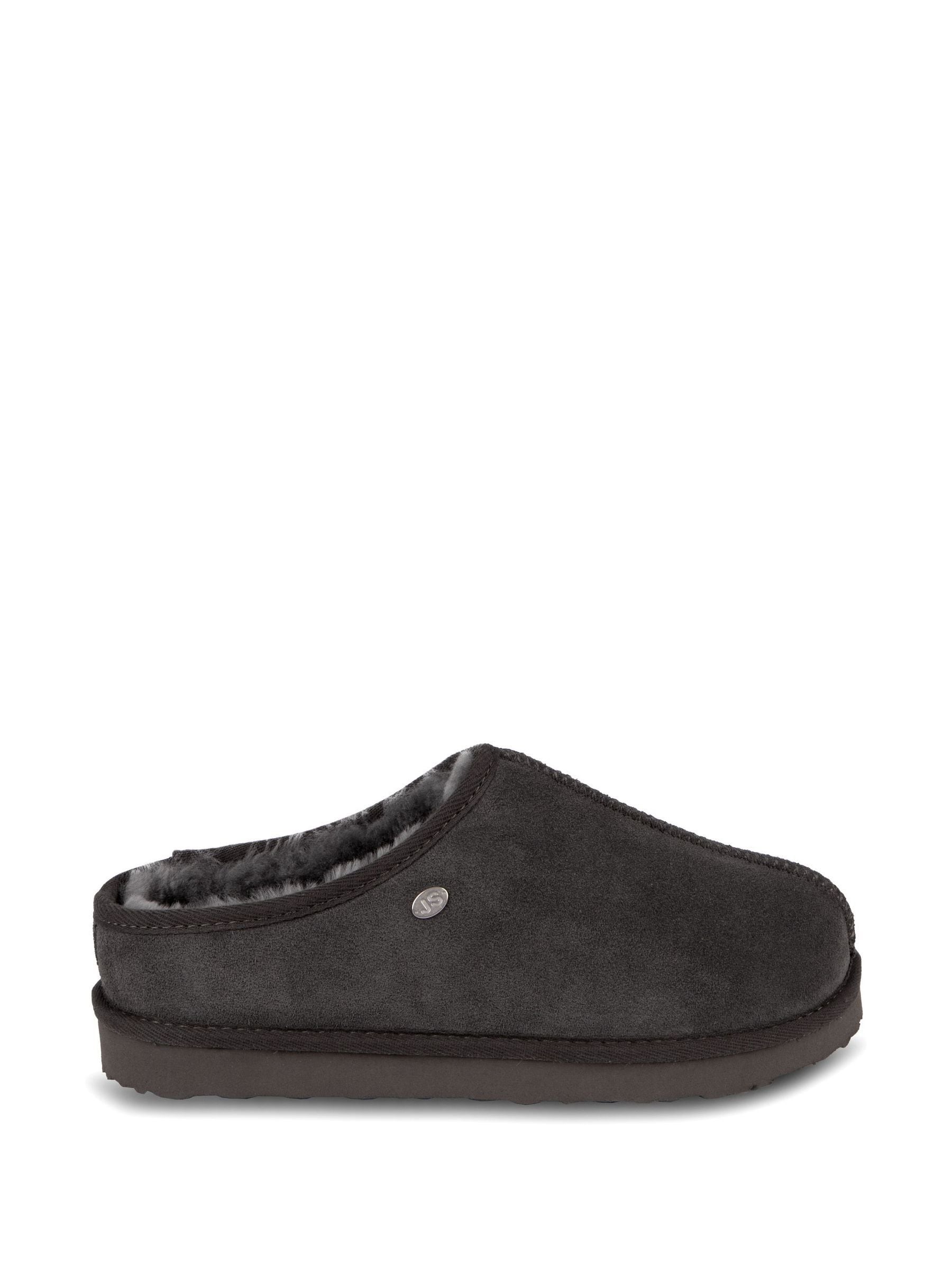 Grijs - Just Sheepskin Louis pantoffels voor heren