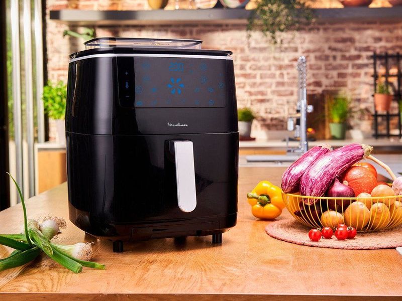Moulinex - Easy Fry & Grill & Steam - Keukenapparaat - Zwart - 3-in-1 Oplossing