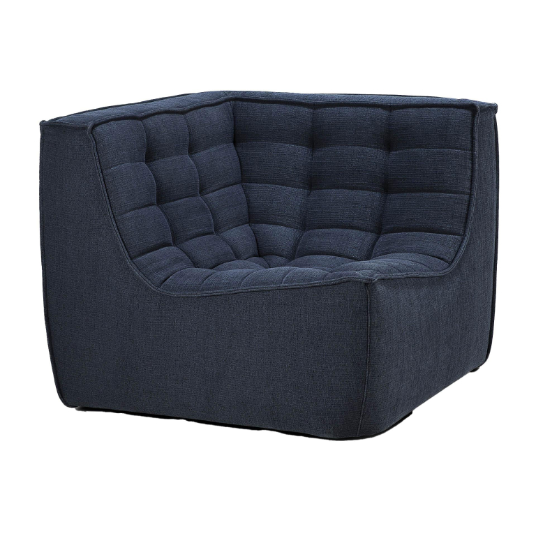 Ethnicraft N701 bank hoekelement Eco fabric Graphite