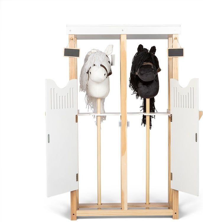 By Astrup Paardenstal Luxe voor 2 Stokpaarden (vernieuwd model)