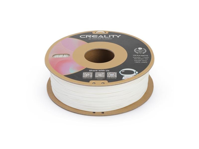 Creality Filament PLA, Kalkweiss, 1.75 mm, 1 kg 1.75 mm PLA Filament für 3D Drucker