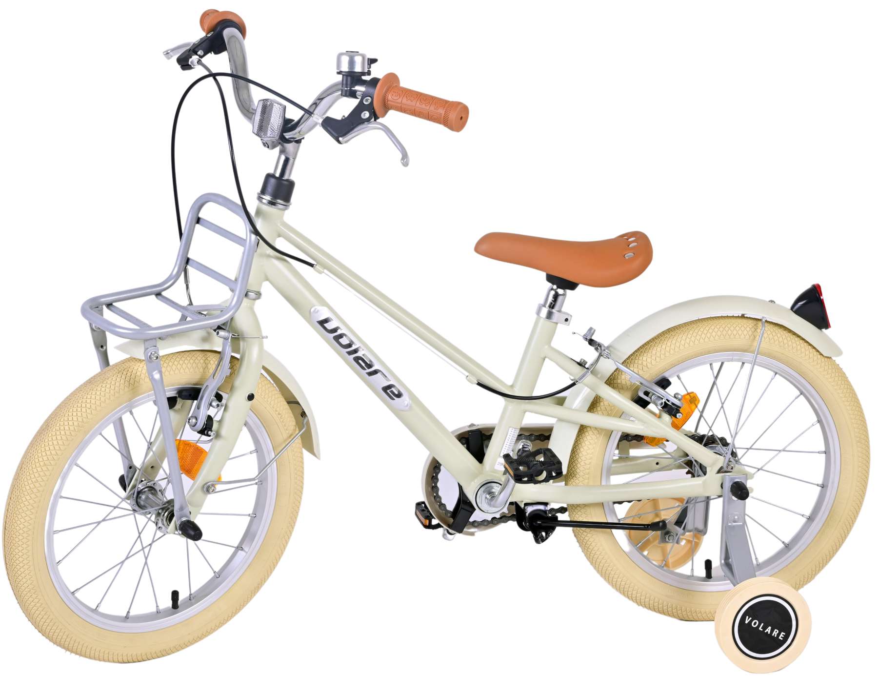TPFSports Melody Kinderfahrrad - Mädchen - 16 Zoll - Rücktritt + Handbremse - Türkis