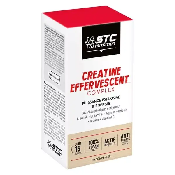 STC Nutrition Creatine Effervescent Complex 30 comprimidos