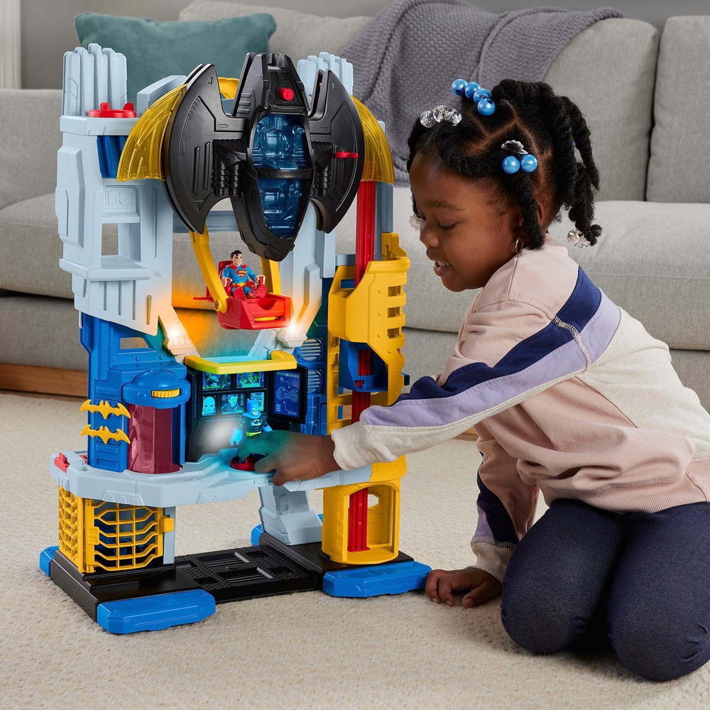 Imaginext DC Super Friends Ultimatives Hauptquartier-Spielset mit Batman-Figur