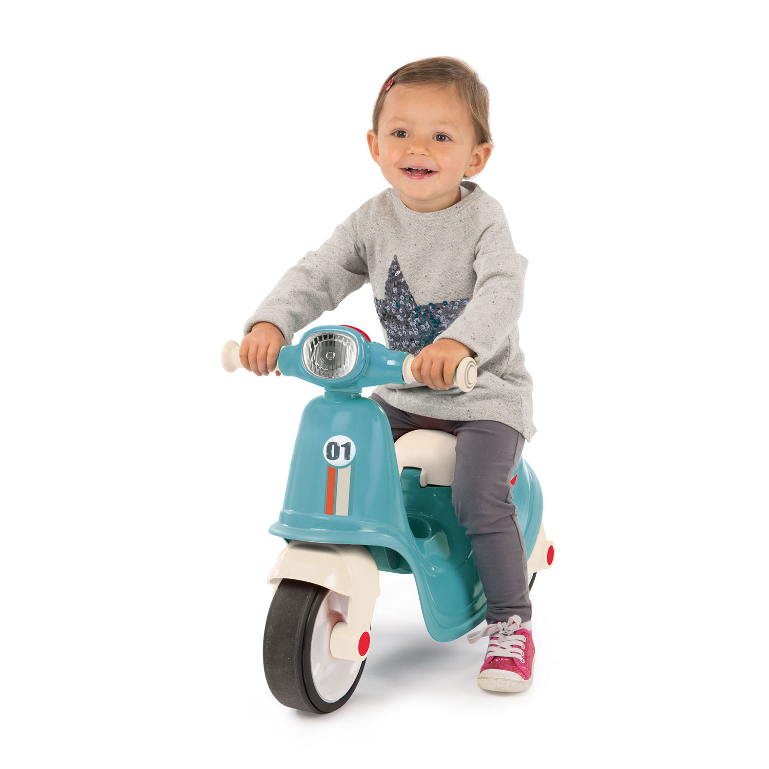 Smoby Scooter Ride On Blauw