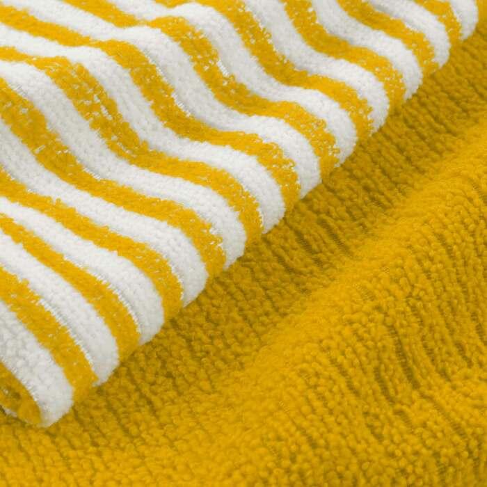 3 TORCHONS 40X40 CM MICROFIBRE CUISTOT JAUNE