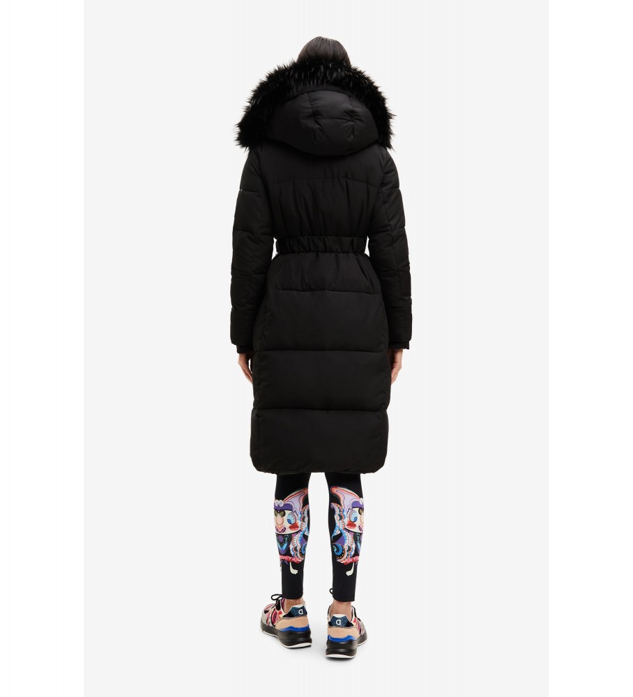 Casaco acolchoado Desigual Norway, preto