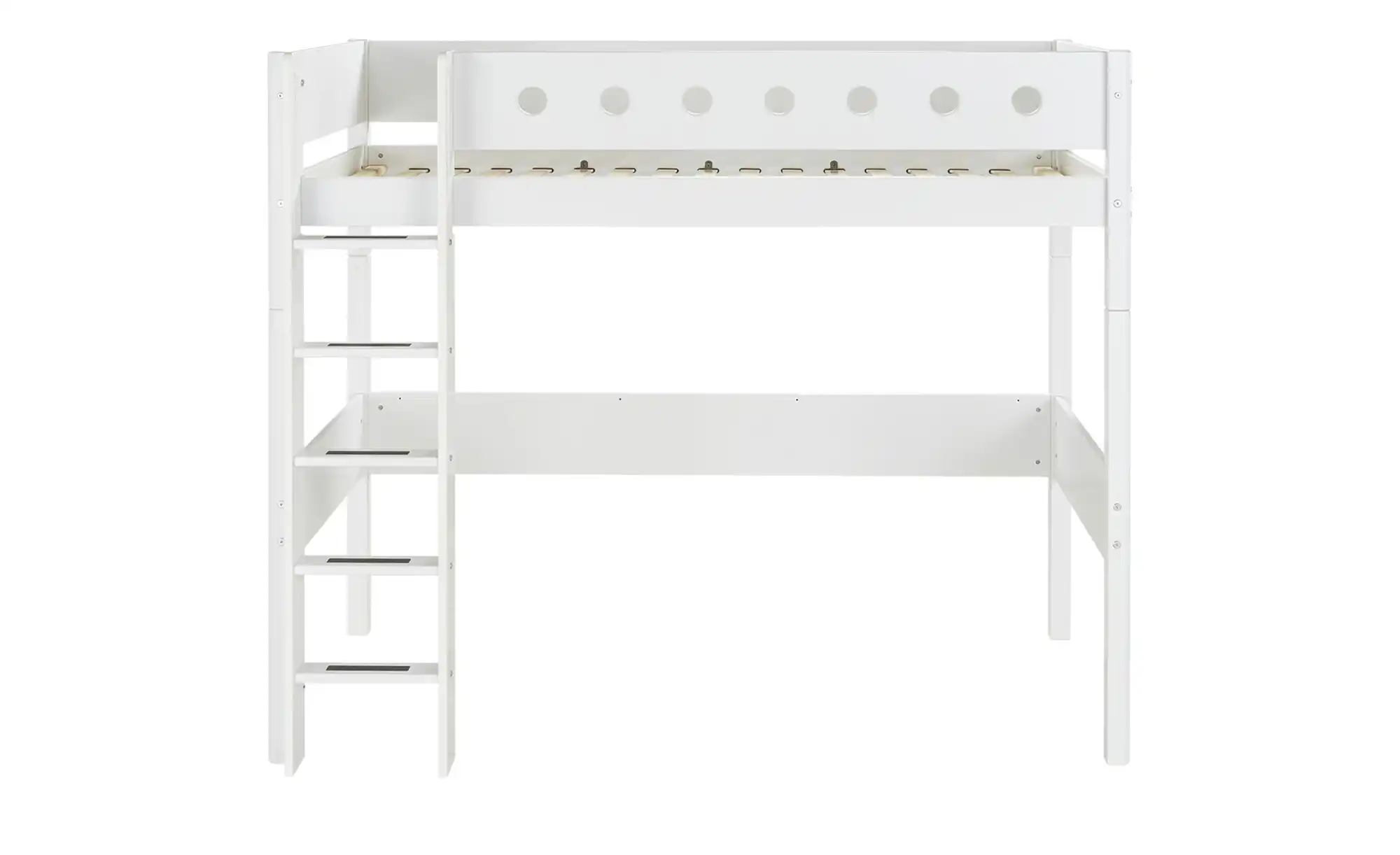 FLEXA Hochbett mit senkrechter Leiter Flexa White