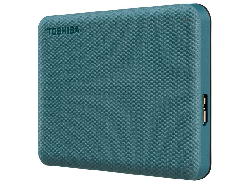 Toshiba Externe Festplatte Canvio Advance 2 TB, Grün Externe Festplatte mit 2 TB