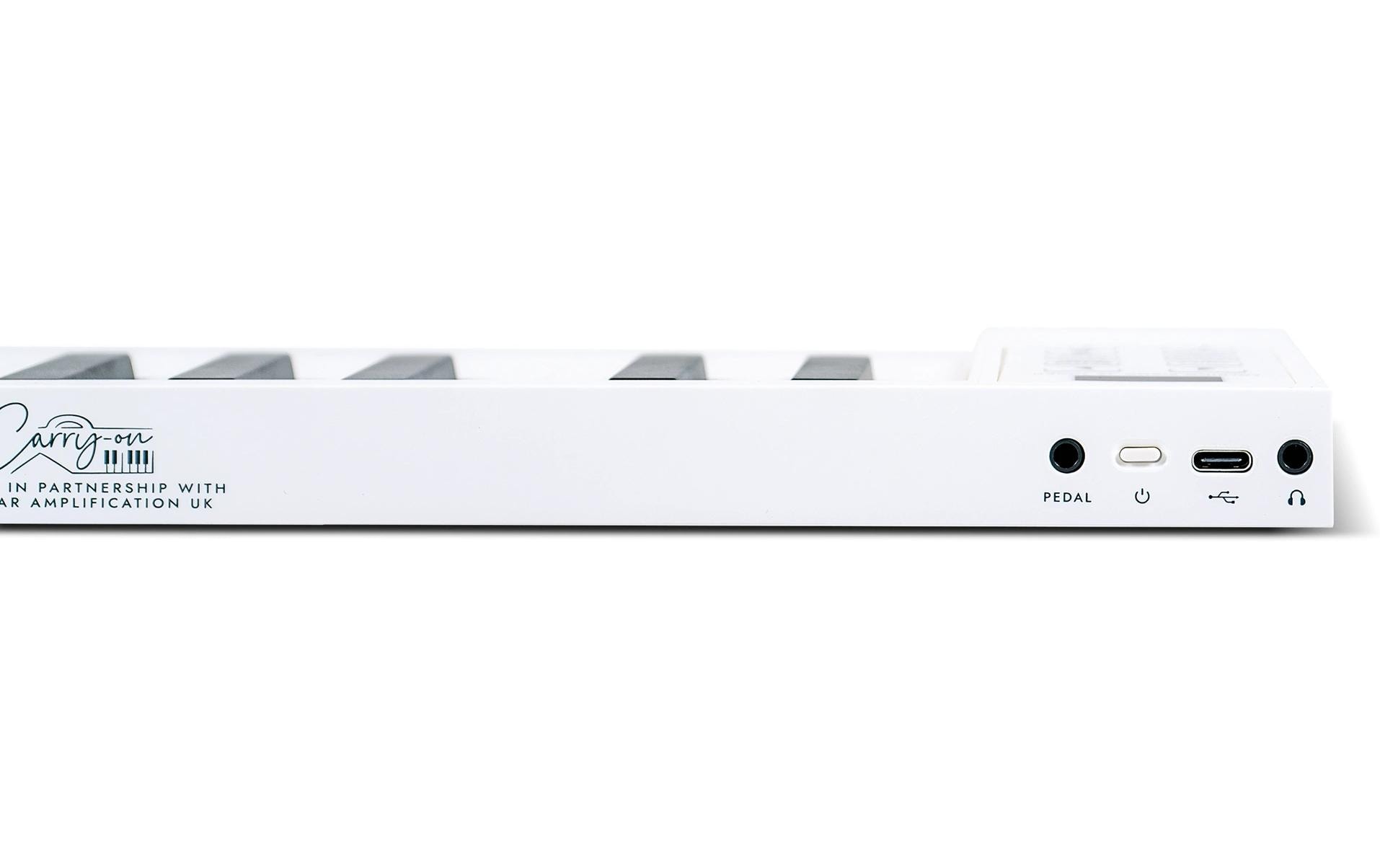 Keyboard Foldable Keyboard 49 Touch Weiss<br>Faltbares Keyboard mit 49 Tasten und Anschlagdynamik