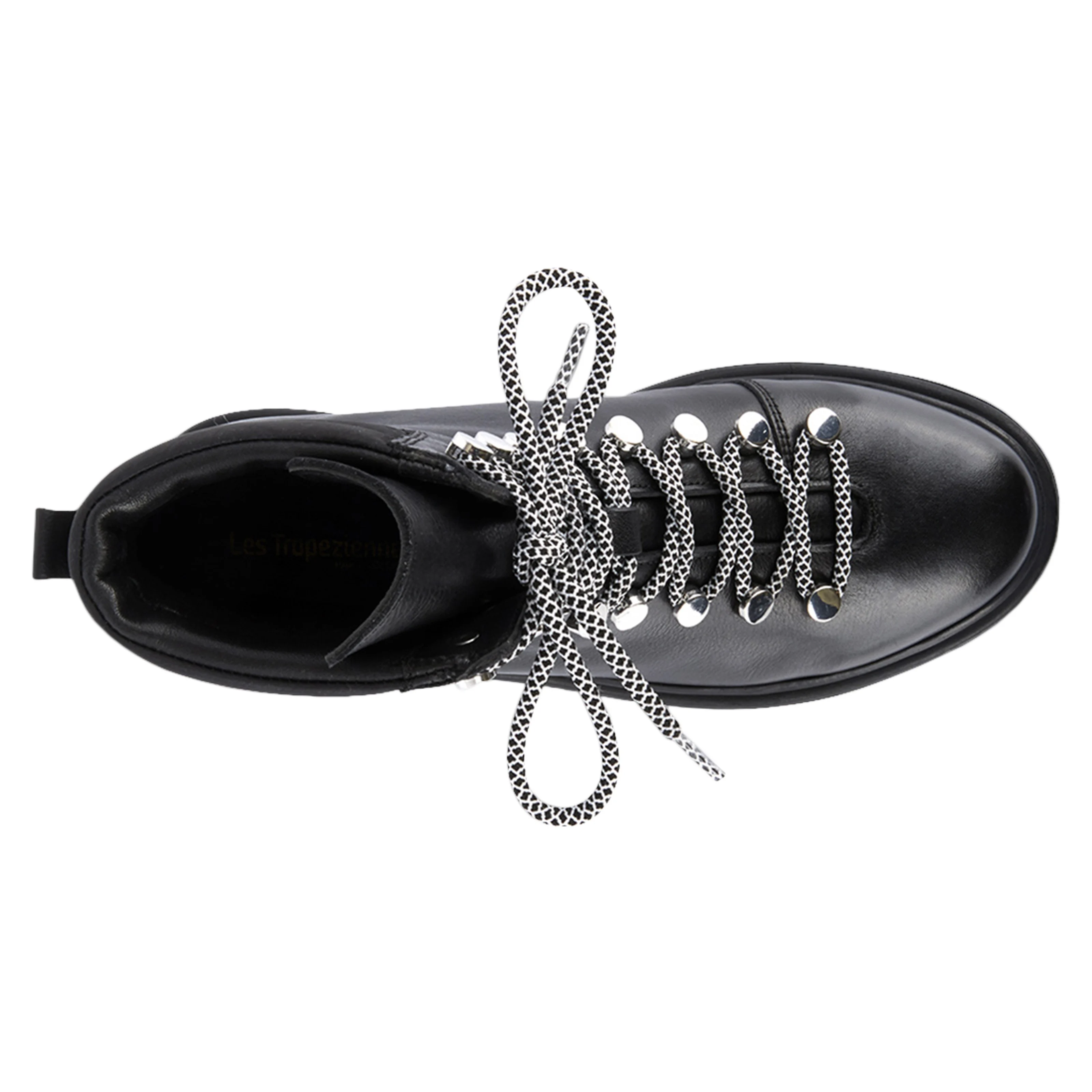 Bottines en cuir Zap | Noir