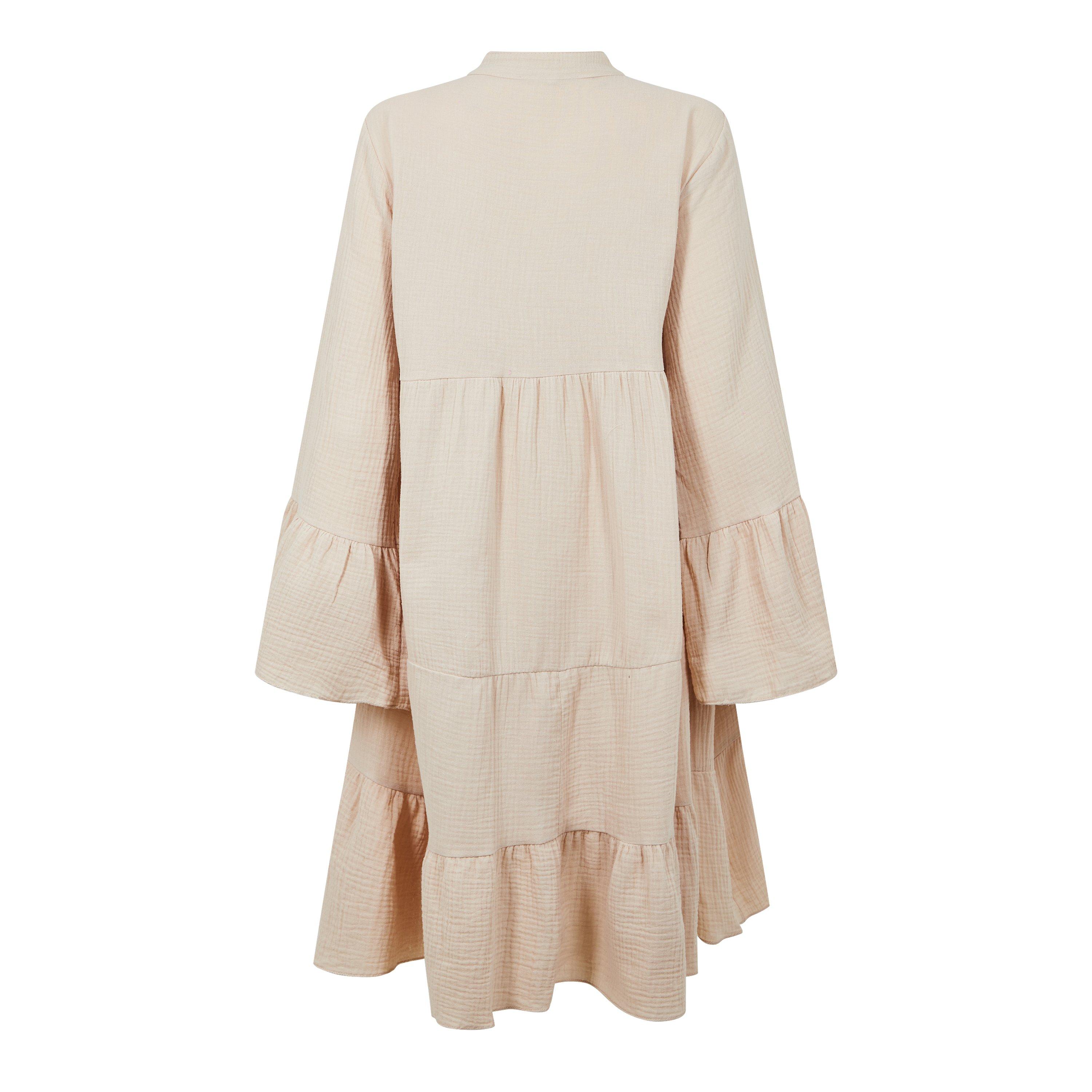 Be You Ladies Tiered Smock Dress