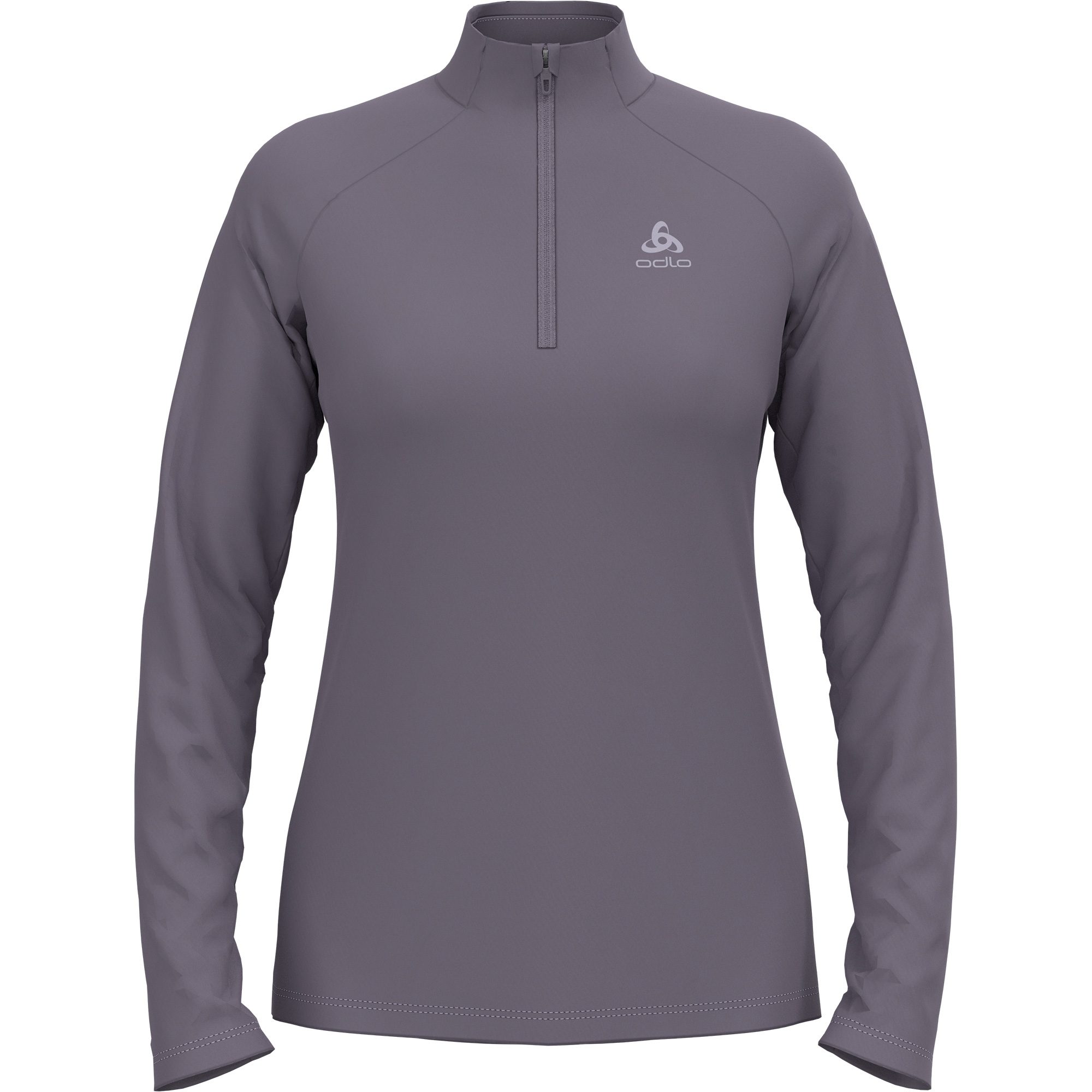 Odlo Essential Light 1/2 Zip Midlayer Damen gray ridge