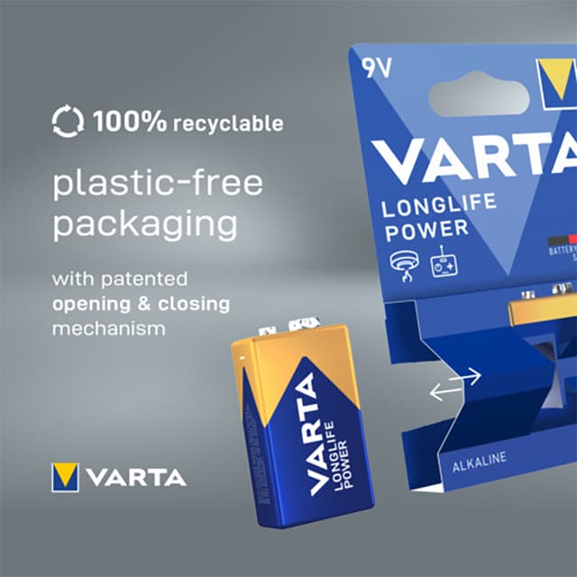 Varta Longlife Power 9V-batteri (1-pak)