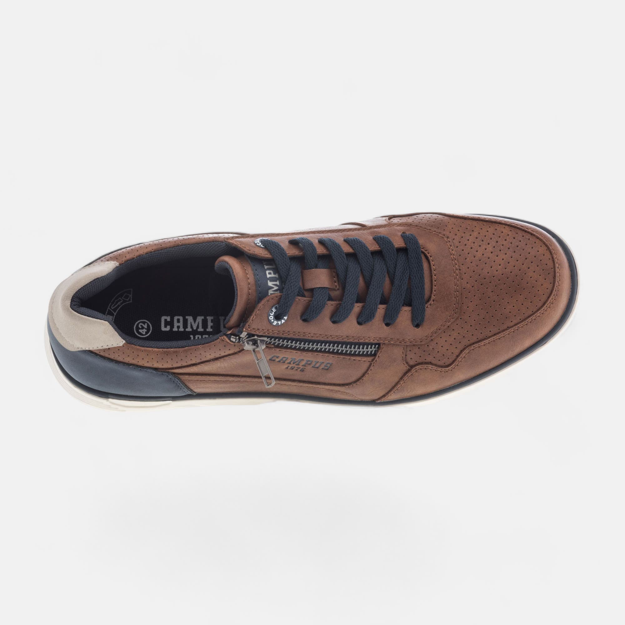 Baskets basses Homme cognac