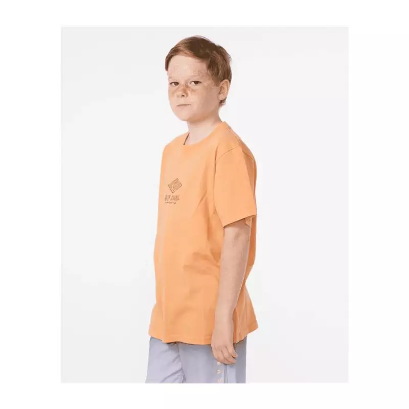 Teeshirt junior RIPCURL Pure Surf Logo Tee-Boy Peach Nectar