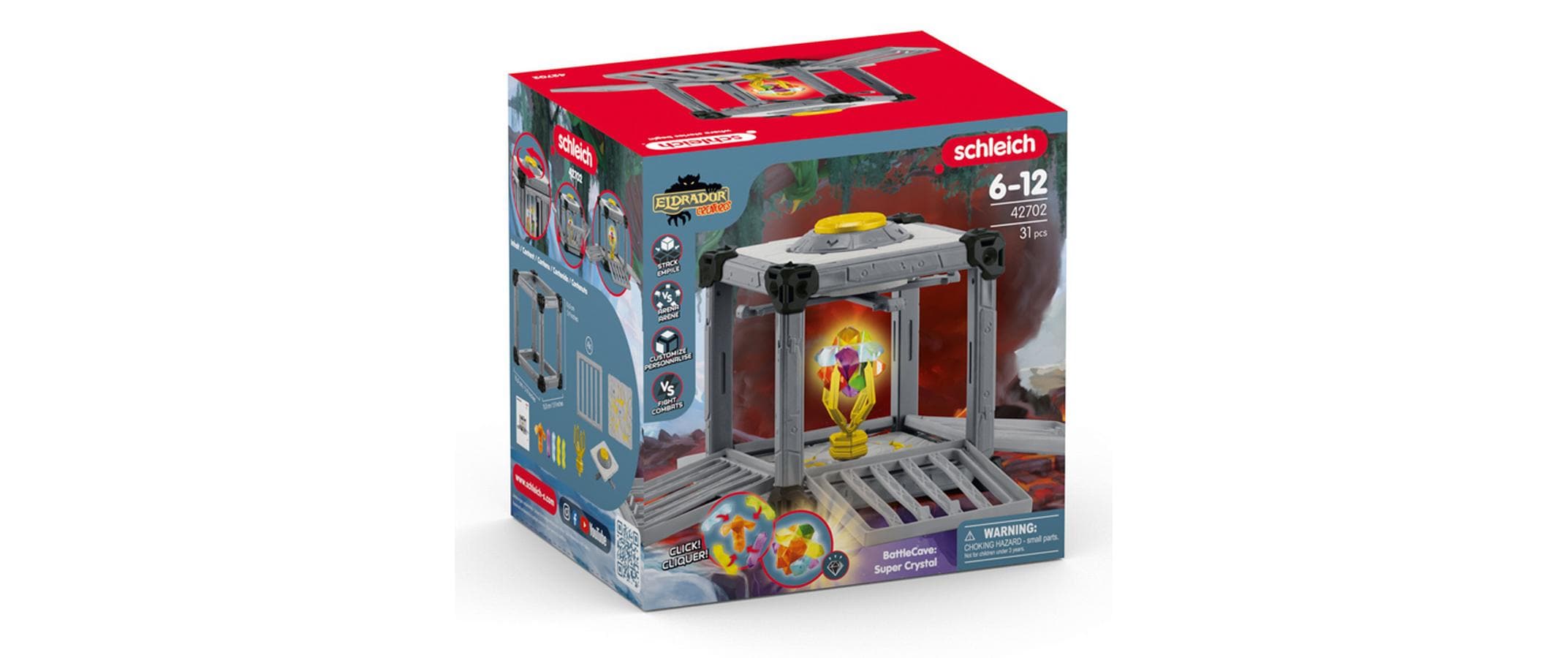 Spielfigurenset BattleCave SuperkristalleDetailreiches Spielset für spannende Abenteuer