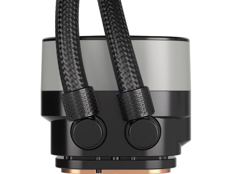 Corsair Wasserkühlung ICUE Link Titan 280 RX RGB Schwarz CPU-Flüssigkeitskühler mit RX140 RGB-Lüftern