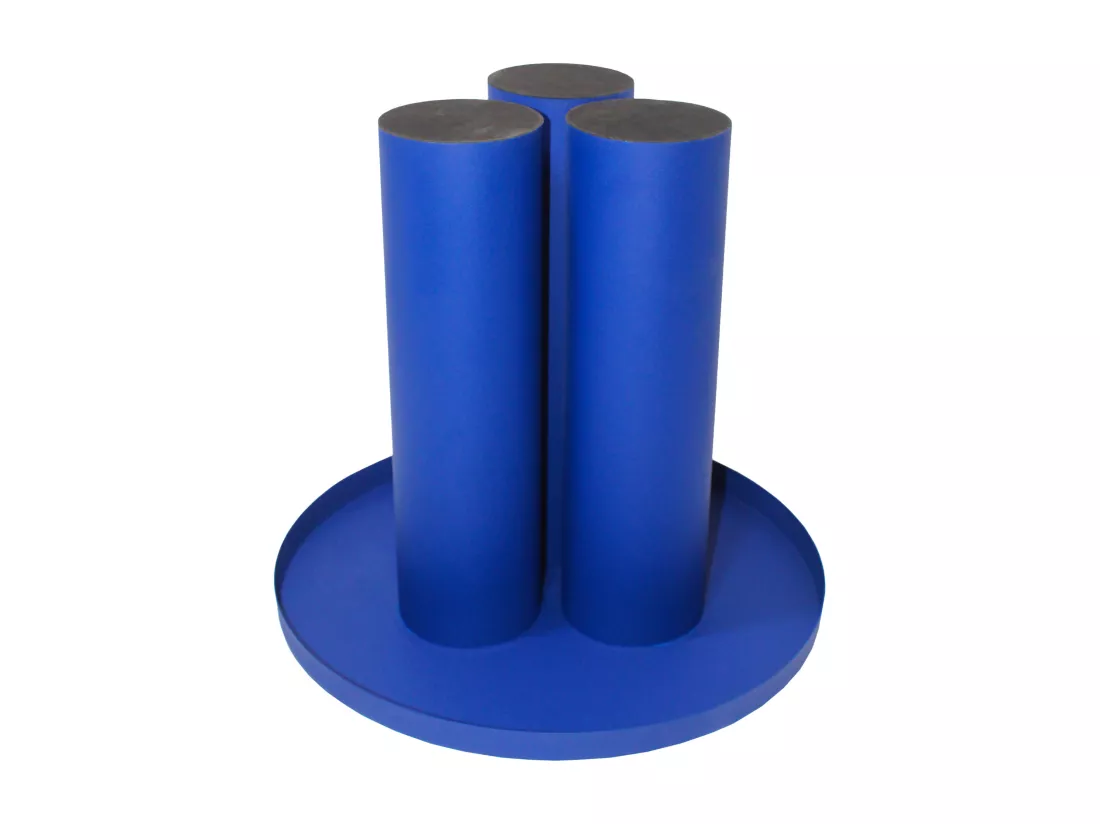 Table d'appoint en métal - Bleu - TANIYA
