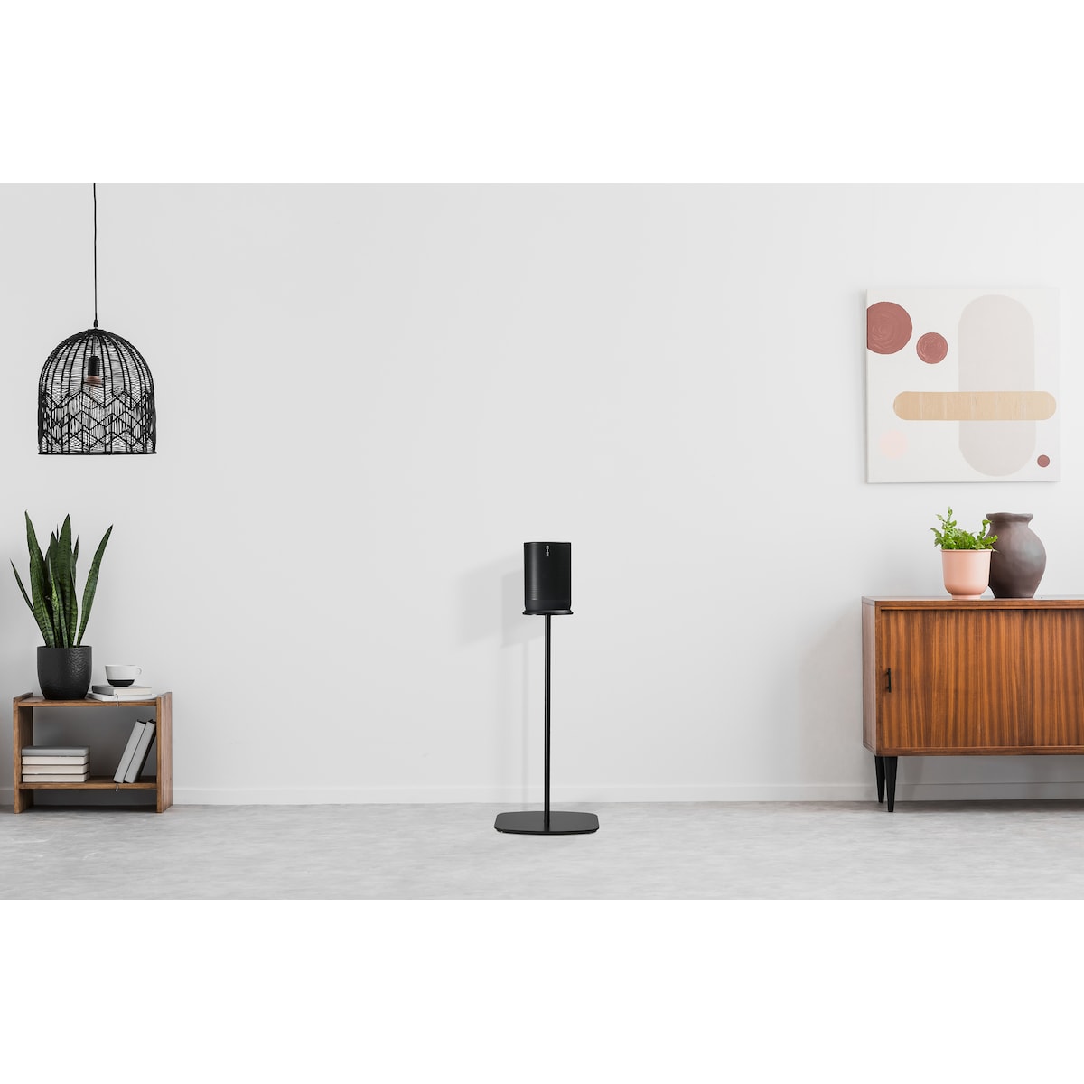 Flexson gulvstativ til Sonos Move-høyttaler (sort)