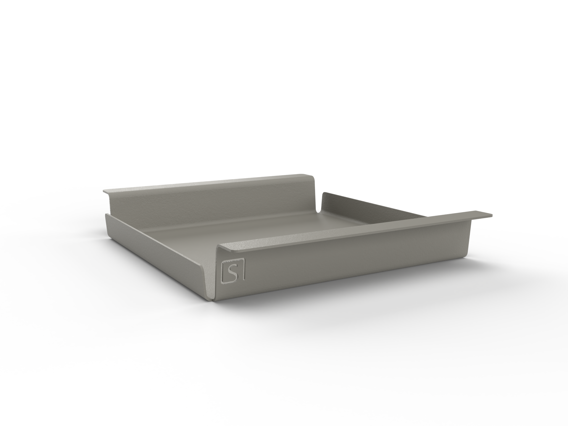 Dienblad Small - Fliptray - 34 x 28 x 5 cm Dienblad Small Grijs - Flip Tray