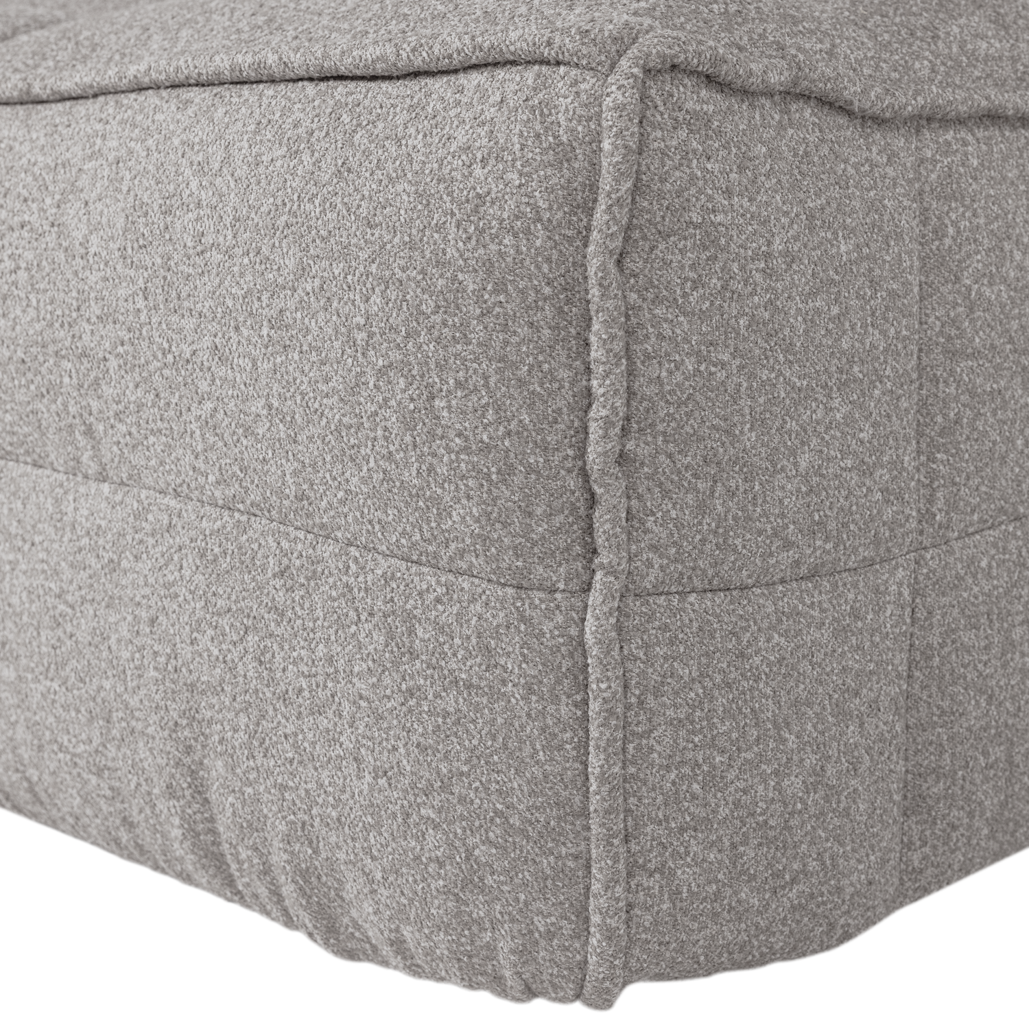 vtwonen Cluster Hocker - Bouclé - Warmgrijs - 45x104x60