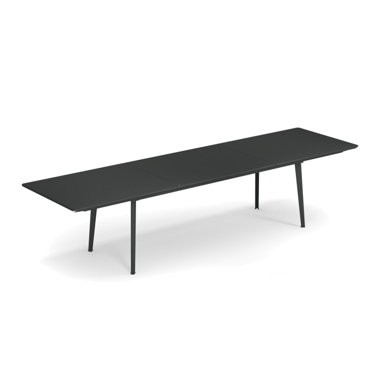 Emu Plus4 uitschuifbare tuintafel 90x220/330 legergroen