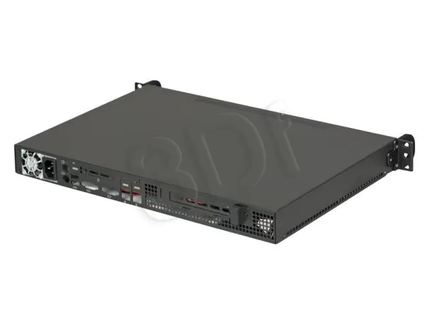 Supermicro SC510 T-203B - Rack-monterbar 1U - micro ATX - SATA/SAS - hot-swap 200 Watt - sort
