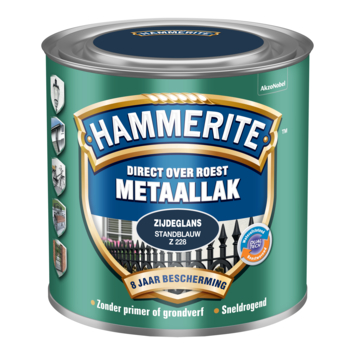 Hammerite Direct over Roest metaallak zijdeglans standblauw 250 ml