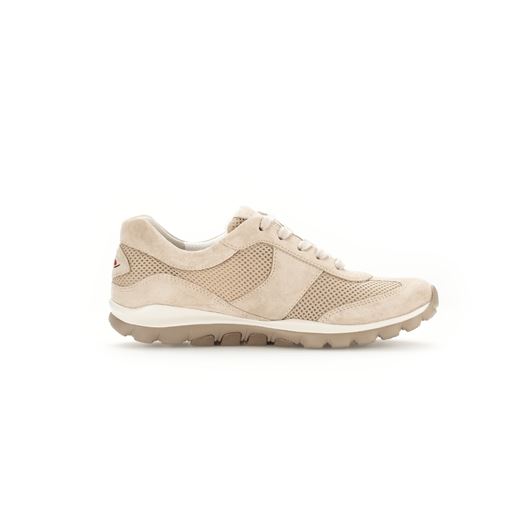 Gabor Mesh Dreamvelour Sneakers, Beige, 40.5