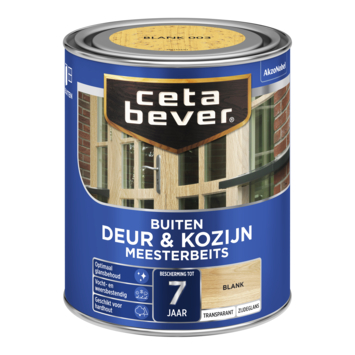 CetaBever Meesterbeits Deur & Kozijn zijdeglans transparant blank 750 ml