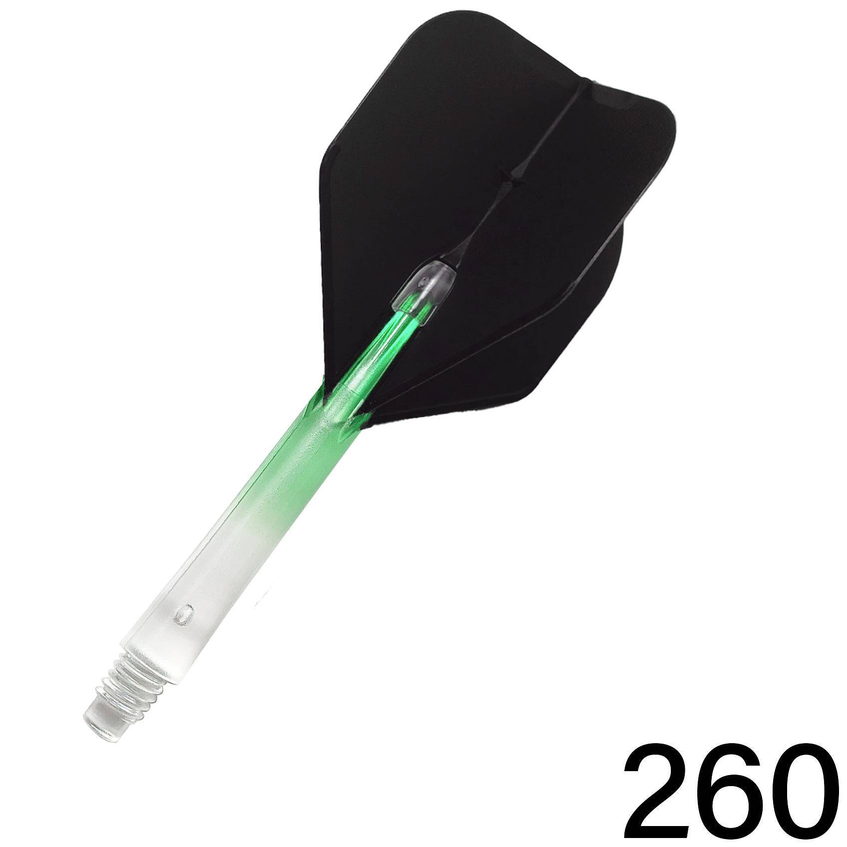L-Style - L-Shaft Lock Straight N9 TwinColor - Transparent Grün