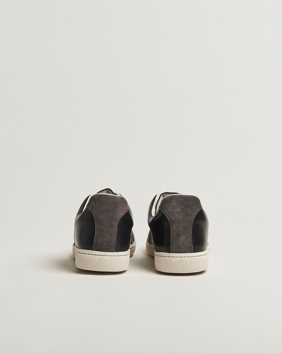 Sweyd Nappa/Suede Army Trainer Faded Black