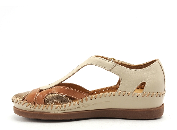 Pikolinos nu pieds plats femme cadaques 1569 beige