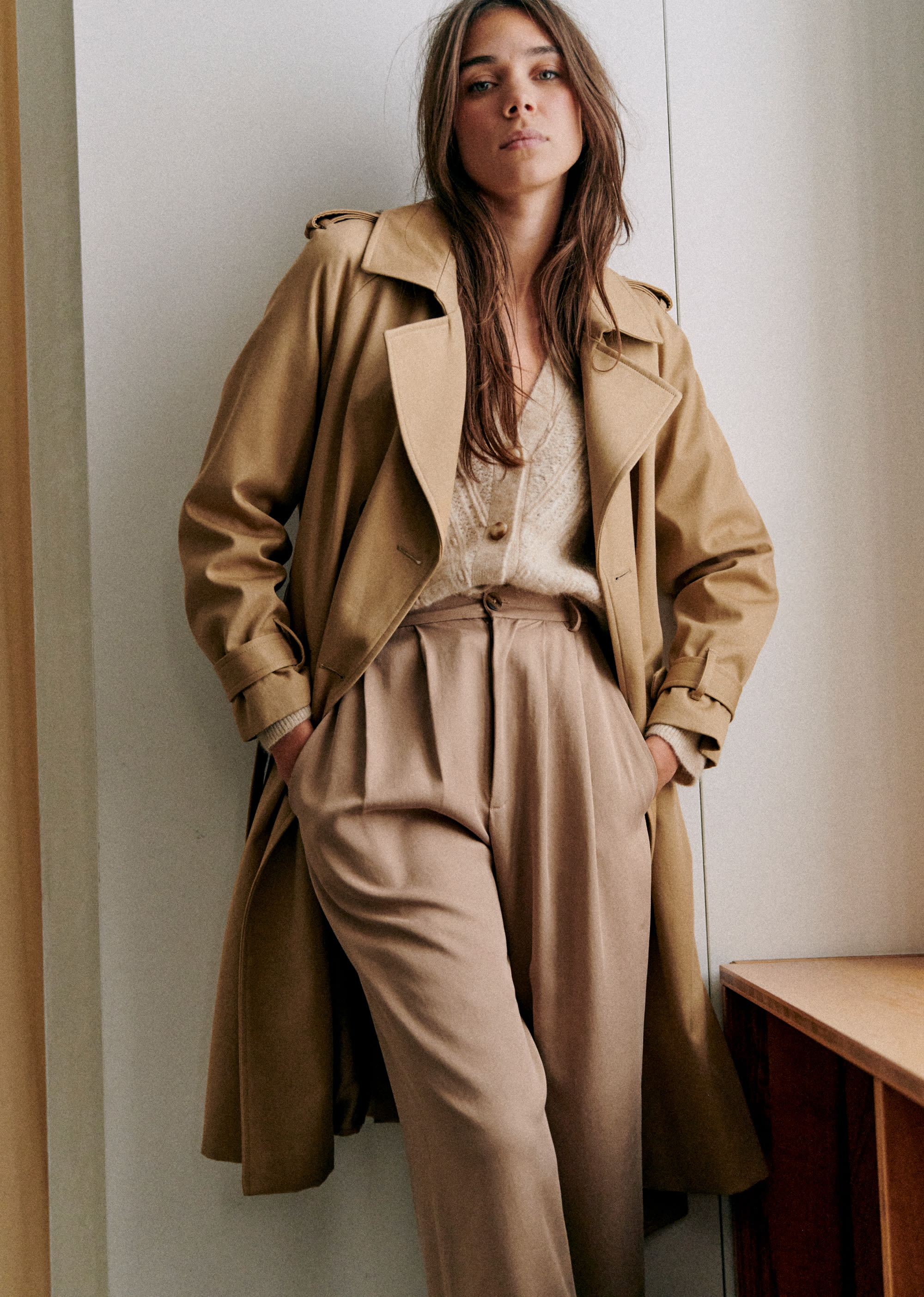 Trench Scott - Camel - E-SHOP/VESTES 5905726