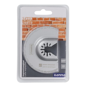 Gamma multitool accessoire - segmentzaagblad voor steen / keramiek - 90 x 2 mm