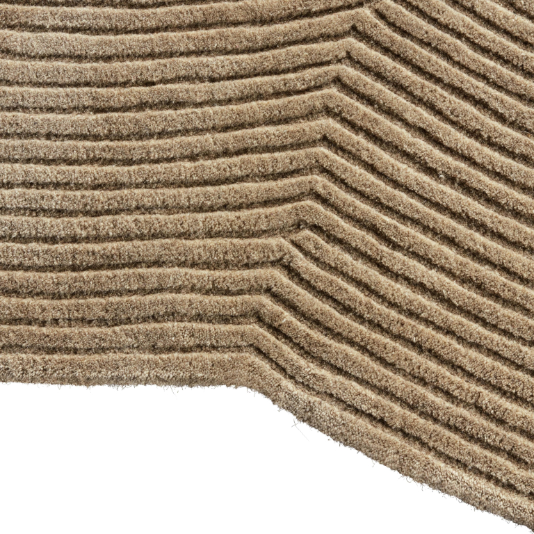 Bolia Zen Rounded vloerkleed 300x377 beige