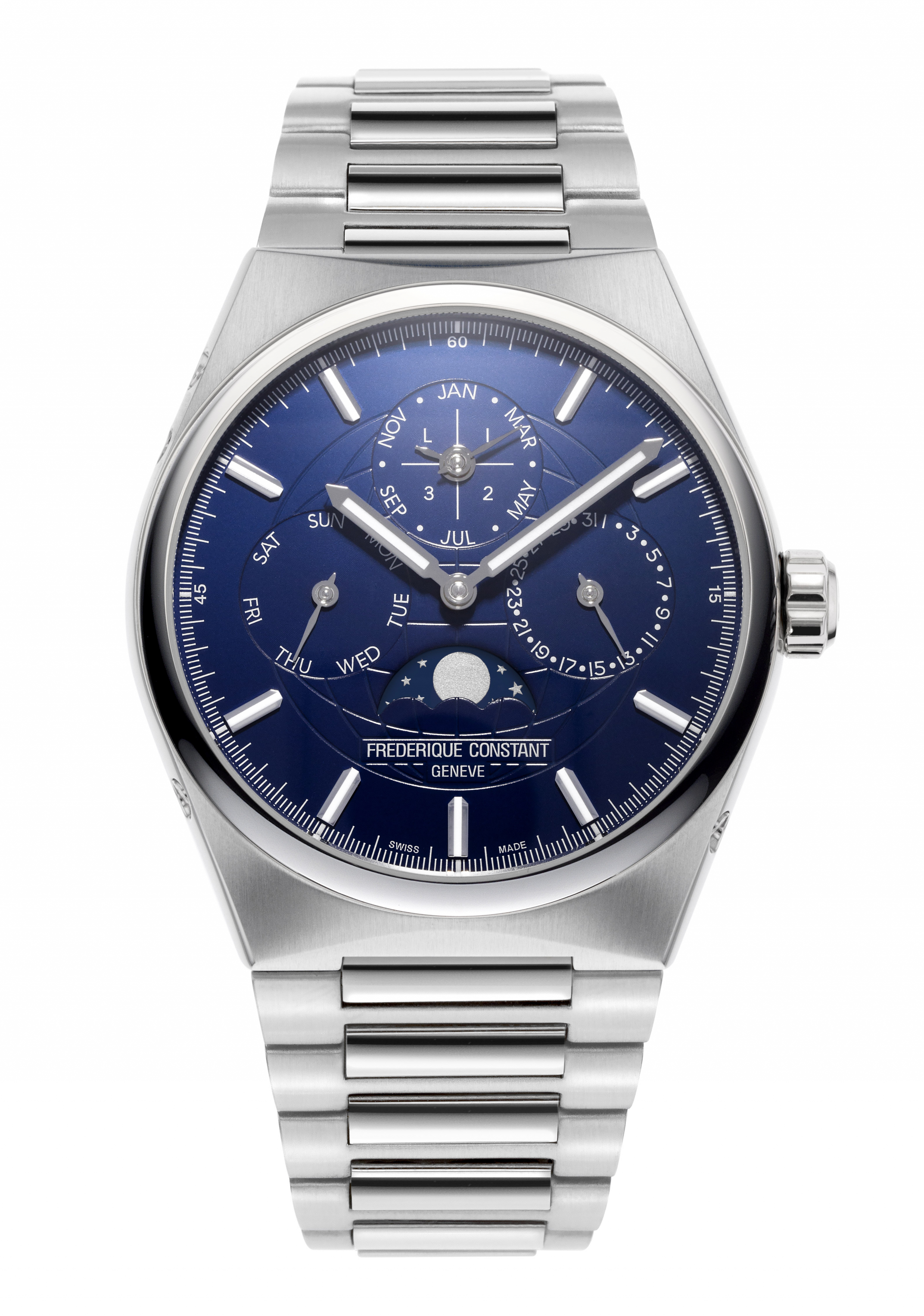 Frederique Constant Highlife Perpetual Calendar Blau