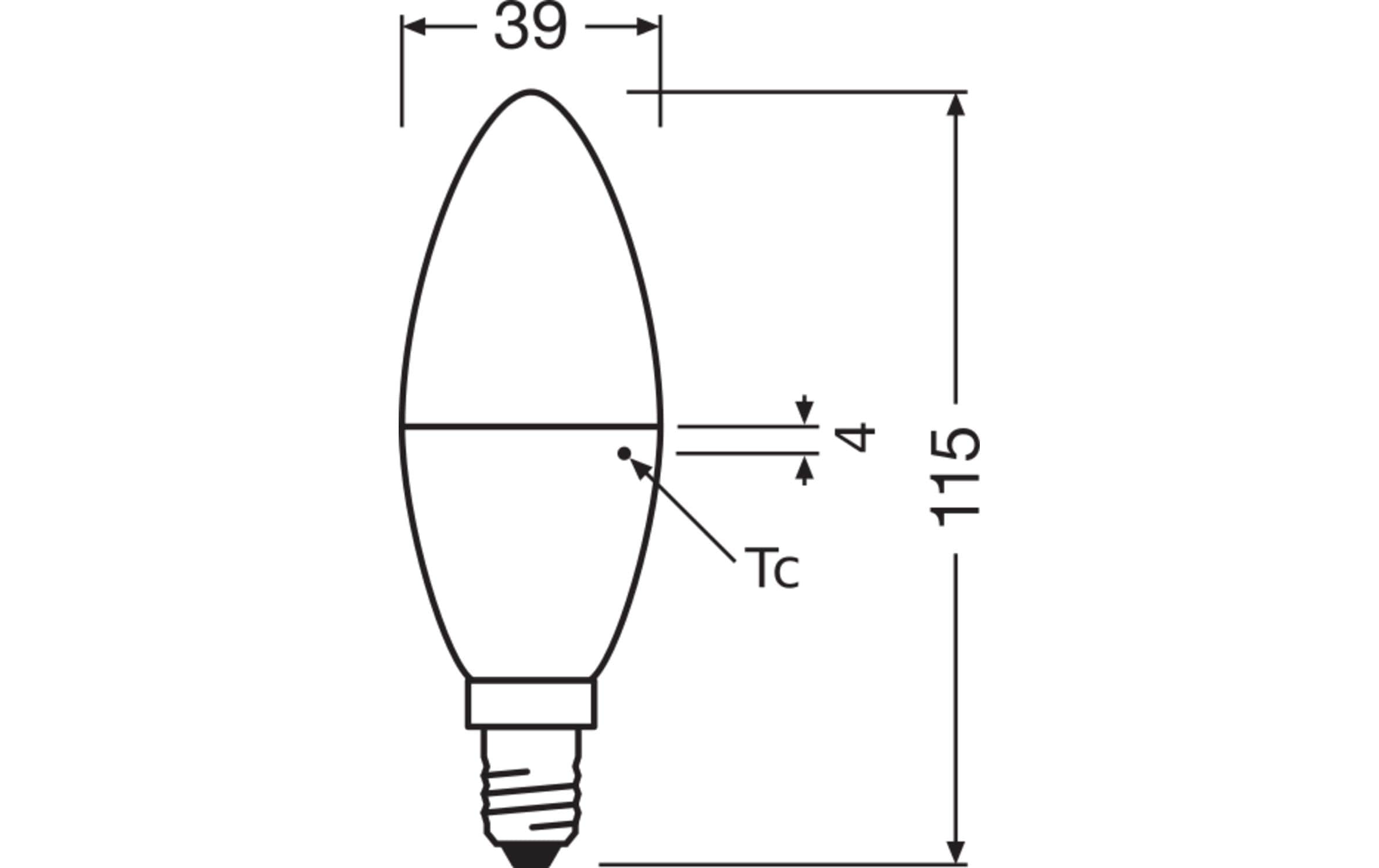 LED PCR LAMPS WITH CLASSIC B 7.5W, E14, NeutralweissLED Lampen, klassische B Kolbenform aus recyceltem Plastik