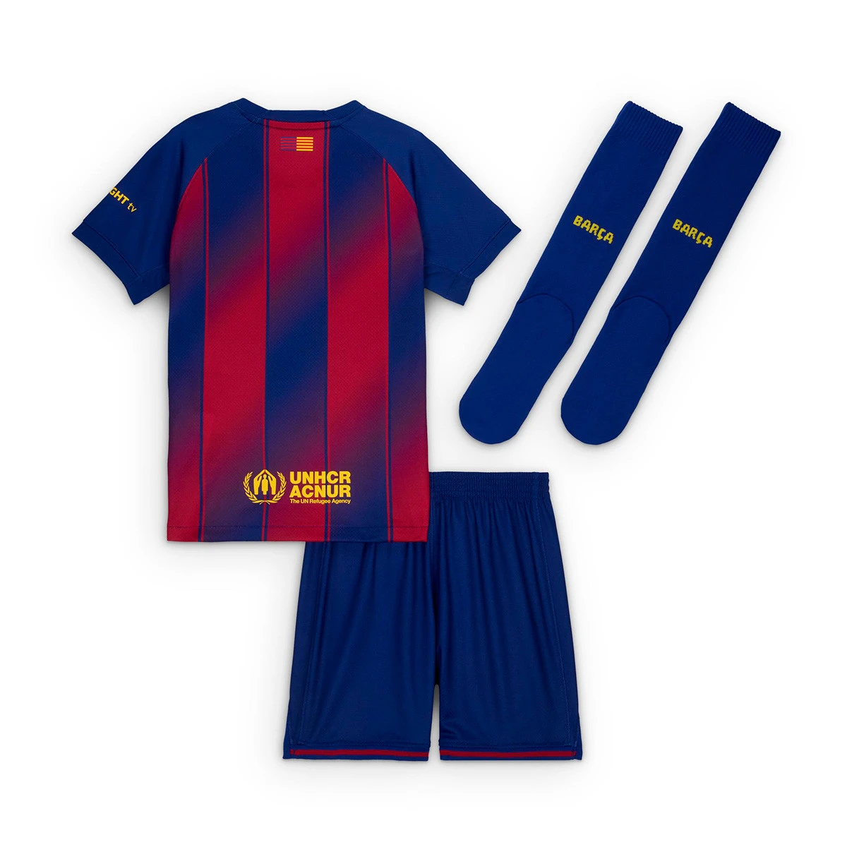 Conjunto Nike FC Barcelona Primeiro Equipamento 2025-2026 Criança